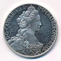 Németország DN Res Aeterna Signum Salutas Nummis Mundi - Catherina II. PP Ag emlékveret / ND Germany Catherine II. Empress of Russia PP silver token. 15,2 g, d: 34 mm