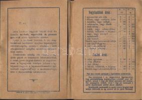 1897 Kovald Műfestő és Vegytisztító Gyár reklám-brossúra nyomtatványként elküldve