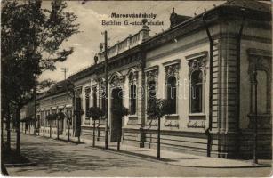 1917 Marosvásárhely, Targu Mures; Bethlen G. utca részlete. Porjes S. Sándor kiadása / Bulevardul Cetatii / street (Rb)