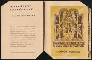 cca 1930 Szent István Országa, Szent István-Társulat kiadványa prospektusa