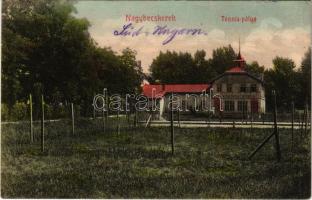 1915 Nagybecskerek, Zrenjanin, Veliki Beckerek; Tenisz pálya / tennis court, sport