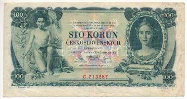 Csehszlovákia 1931. 100K T:III Czechoslovakia 1931. 100 Korun C:F Krause 23