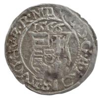 1566K-B Denár Ag "Miksa" (0,38g) T:1,1- Hungary 1566K-B Denar Ag "Maximilian" (0...