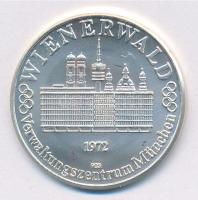 Német Szövetségi Köztársaság 1972. "Wienerwald Verwaltungszentrum" jelzett Ag emlékérem (1...