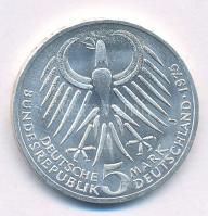 NSZK 1975J 5M Ag "Friedrich Ebert" T:AU patina
FRG 1975J 5 Mark Ag "Friedrich Ebert&...