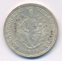 1939. 2P Ag Madonna T:2 patina Adamo P7