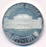 Ausztria 1971. 25Sch Ag "200 éves a Bécsi Tőzsde" T: PP Austria 1971. 25 Schilling Ag &quo...