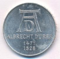 Német Szövetségi Köztársaság 1971D 5M Ag Albrecht Dürer születésének 500. évfordulója T:1-,2 kis karc FRG 1971D 5 Mark Ag 500th Anniversary - Birth of Albrecht Dürer C:AU,XF small scratch  Krause KM#129