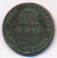 1848. 1kr Cu T:3 ph., patina Adamo B1