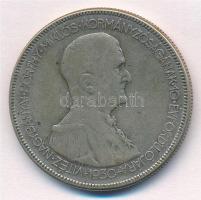 1930. 5P Ag Horthy jobbra T:3 patina Adamo P8