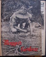 1935 A Magyar Cserkész évfolyam, bekötve de sérült állapotban