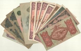14db vegyes pengő, Vörös Hadsereg pengő bankjegy, közte 1930. 20P (2x) T:III,III-