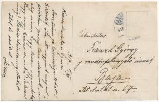 1917 Zsidóvár, Jdioara; vasúti kirándulás hajtányon Karánsebesről Zsidóvár felé / railway trip from ...