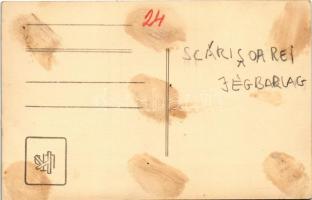 Aranyosfői-jégbarlang, Aranyosfő, Gyeszár, Szkerisóra, Pestera Scarisoara; jégbarlang belső / ice ca...