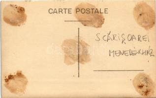 Aranyosfő, Scarisoara; menedékház / rest house. photo (ragasztónyom / gluemark)