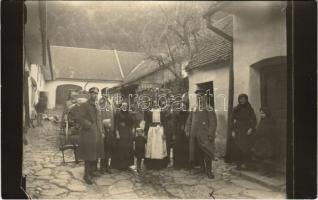 1917 Campina, német katonák / WWI German soldiers. photo