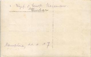 1917 Campina, német katonák / WWI German soldiers. photo