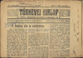 1930 A Túrkevei Hírlap augusztusi száma