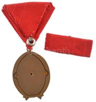 1964. "A Munka Érdemrend" bronz fokozata, zománcozott Br kitüntetés szalagon, miniatűrrel ...