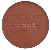 NSZK 1968. "Hochstift Meissen 968-1968" kerámia emlékérem (60 mm) T:UNC
GDR 1968. " ...