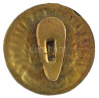 ~1930. "Magyar Általános Hitelbank - Altiszt" festett sárgaréz gomblyukjelvény (36mm) T:2