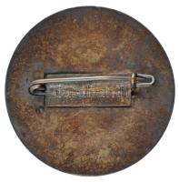 Olaszország ~1930. "Opera Balilla - Mussolini" fém jelvény, hátoldalon "M. LORIOLI &a...