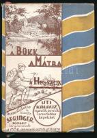 Bükk, Mátra, Hegyalja. Útikalauz. Nyaralók, penziók ismertetése. Aggtelek és környékei, képekkel. Összeáll. és kiadja: Springer József. Debrecen, 1935-36, Nagy Károly és Társai-ny., X+140 p. Számos fekete-fehér fotóval, hirdetésekkel. Kiadói papírkötés, nemzetiszínű szalaggal.