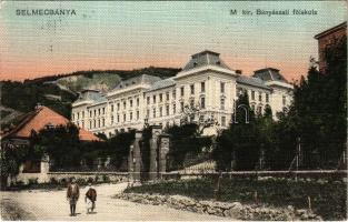 1912 Selmecbánya, Schemnitz, Banská Stiavnica; M. kir. bányászati főiskola. Joerges 1909 / mining academy