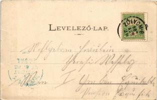 1902 Zólyombrézó, Podbrezová; vasgyár / ironworks, iron factory (EK)