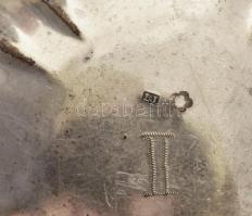 Ezüst (Ag) fűszertartó, m: 4cm, nettó: 56g