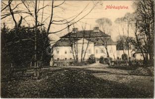 1908 Márkusfalva, Márkusfalu, Márkus-Csépánfalu, Marksdorf, Markusovce; kastély. Kiadja Feitzinger Ede / castle