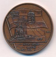 Lebó Ferenc (1960-) 1992. "Wekerle Sándor - Szent István csatahajó" kétoldalas bronz emlék...
