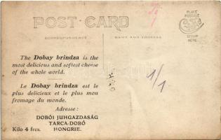Tarcadobó, Tarca-Dobó, Dubovica; Dobó juhgazdaság angol és francia nyelvű reklám képeslapja - A Doba...