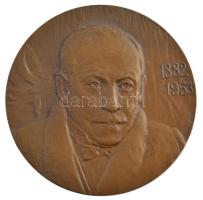 Szovjetunió 1983 Imre Kalman / Kálmán Imre 1882-1953 zeneszerző bronz emlékérem s: Szaliman d:60 mm T: 1- / 1983 Soviet Union Imre Kalman composer bronze commemorative coin d: 60 mm, C: AU