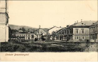 Breznóbánya, Brezno nad Hronom; látkép. Kreisler József kiadása / general view