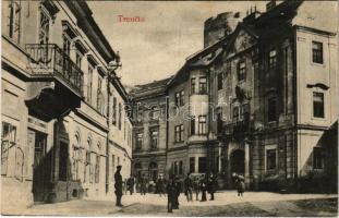 Trencsén, Trencín; Utca a vár aljában. G. Jylovsky 1920. / street (EK)