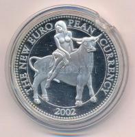 Görögország DN "Európai valuták - Görögország" ezüstözött Cu-Ni emlékérem, benne 2003. 1c ...