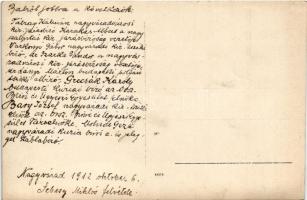 1912 Nagyvárad, Oradea; Tátray Kálmán járásbíró, Karakas Albert nagyszalontai járásbíróság vezetője,...