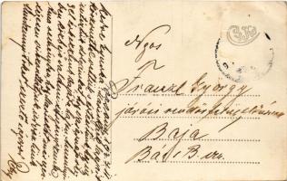 1912 Pozsony, Pressburg, Bratislava; látkép, vár / general view, castle. photo (fl)