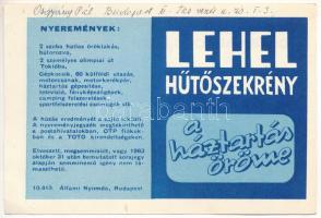1963. "Olimpiai Sorsjegy - Tokio 1964" sorsjegy 4Ft értékben T:I-