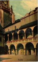 Pozsony, Pressburg, Bratislava; A városháza udvara, kerékpárok / courtyard of the town hall, bicycles