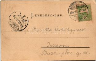 1906 Fülek, Filakovo; vár, Stefani kastély. Ivánszky Elek kiadása / castles (EK)