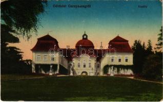 1919 Gernyeszeg, Gornesti; Teleki kastély. Fogyasztási szövetkezet kiadása. Lang Henrik fényképészeti műintézete felvétele / castle (EK)