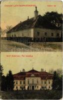1913 Lovászpatona, Intéző lak, Gróf Esterházy Pál kastélya. Strausz Géza és fia kiadása (EB)