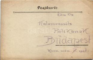 1917 Bukovina-Bessarábia, Diadalkapu a hadbiztos tiszteletére / WWI K.u.k. military triumphal arch i...