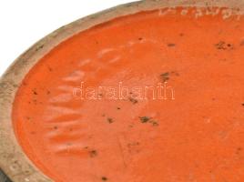 Német retró Scheurich padlóváza, kerámia, jelzett, hibátlan, 1970 körül, m: 52 cm