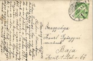 1914 Pozsony, Pressburg, Bratislava; sérült osztrák-magyar katonák csoportja Vöröskeresztes nővérekk...