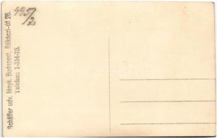 Magyar katonák csoportképe / Hungarian military, group of soldiers. Schäffer Ármin udvari fényképész...