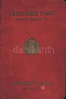 1936 Kraszner Lajos: Legújabb divat 1935-1936 ősz és tél című divatlap, rajzokkal, jó állapotban