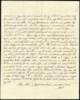 1933 Kézdivásárhelyi gyógyszerész kézzel írt levele a "Bajnok" Gyógyszertár fejléces borít...